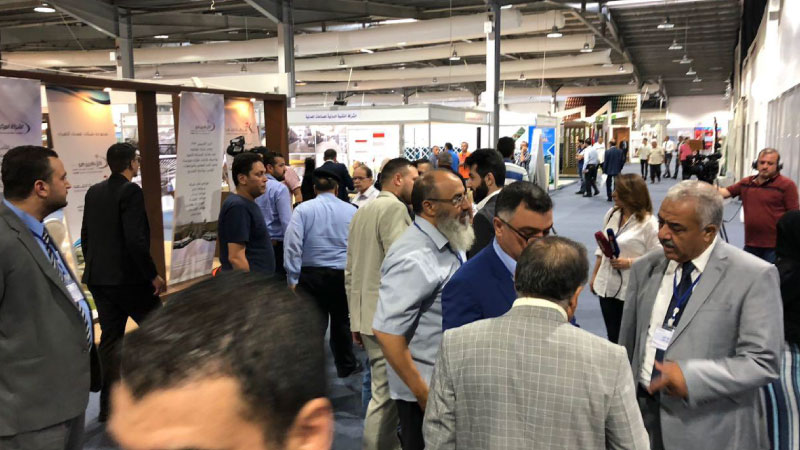 visitors at Jordan Build Trade Show