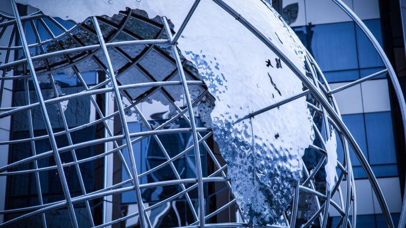 columbus circle globe in manhattan